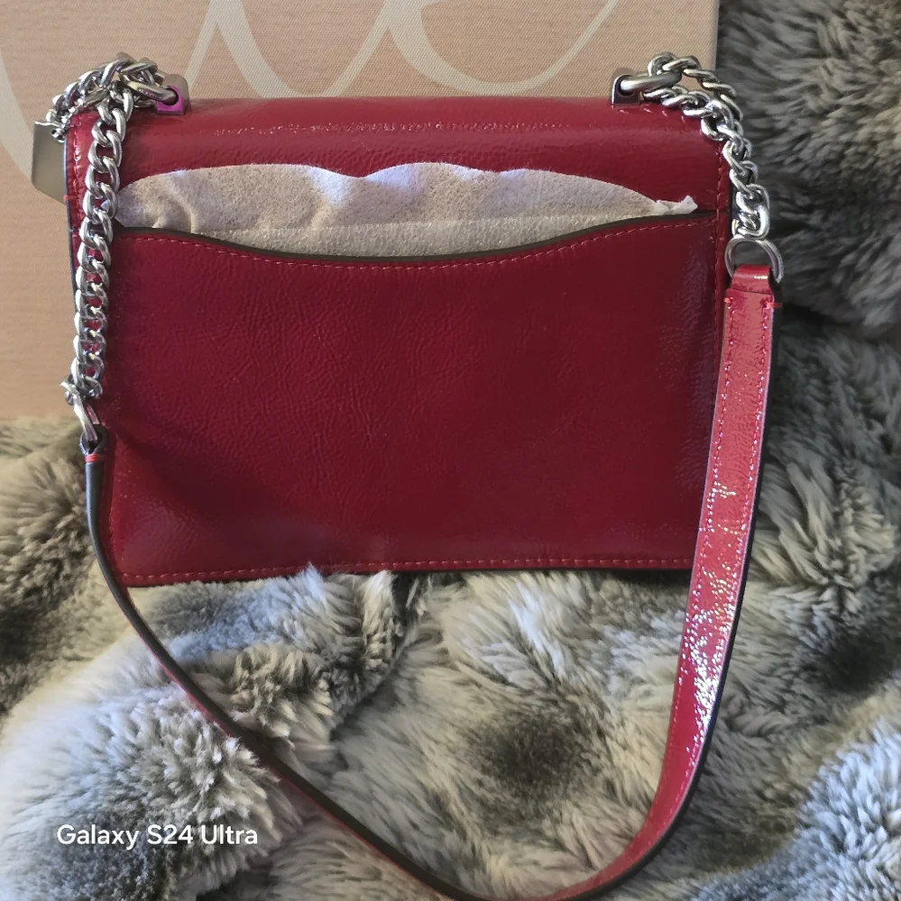 Coach Red Leather Crossbody Bag - Picture 9 of 9